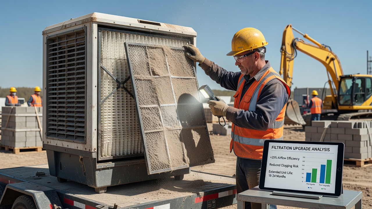 Examining Filtration Upgrades that Extend Operational Longevity in Portable Cooling Units Deployed Across Construction Sites